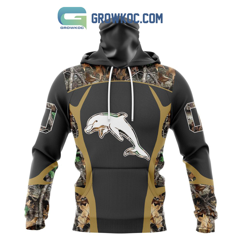 Dolphins NRL Special Camo Hunting Personalized Hoodie T Shirt