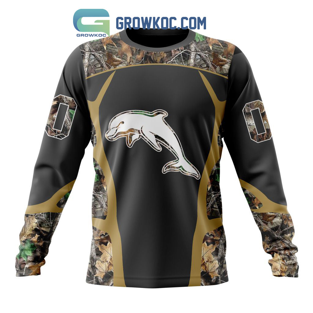 Dolphins NRL Special Camo Hunting Personalized Hoodie T Shirt