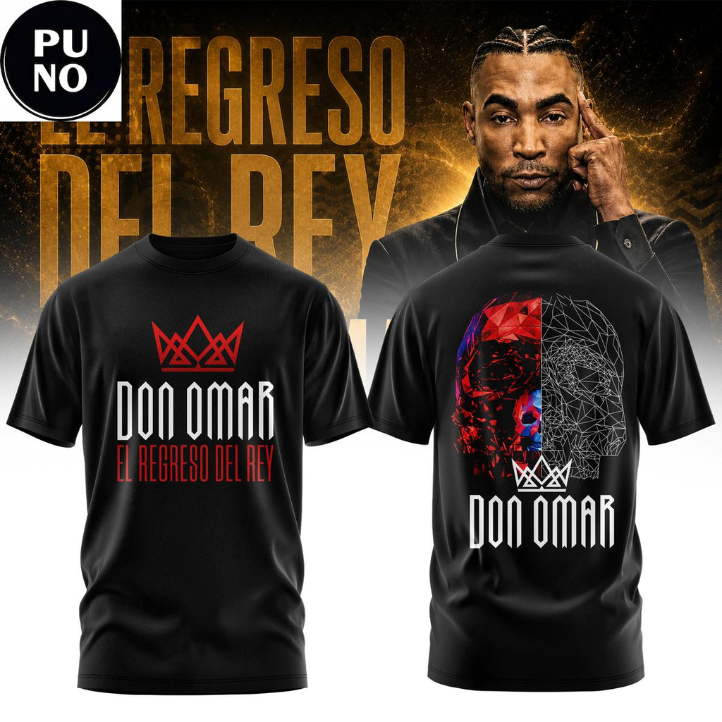 Don Omar El Regreso Del Rey World Tour 2026 Hoodie T-Shirt