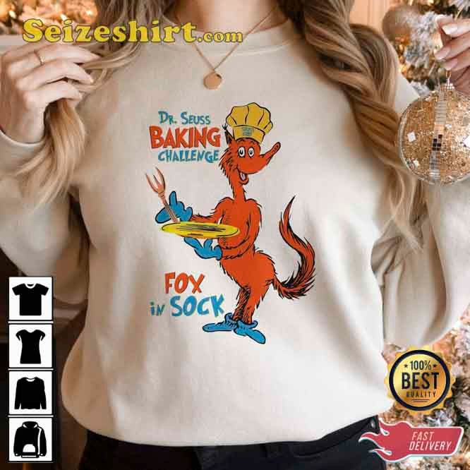 Dr Seuss Baking Challenge Fox In Socks Shirt
