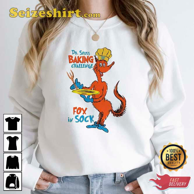 Dr Seuss Baking Challenge Fox In Socks Shirt