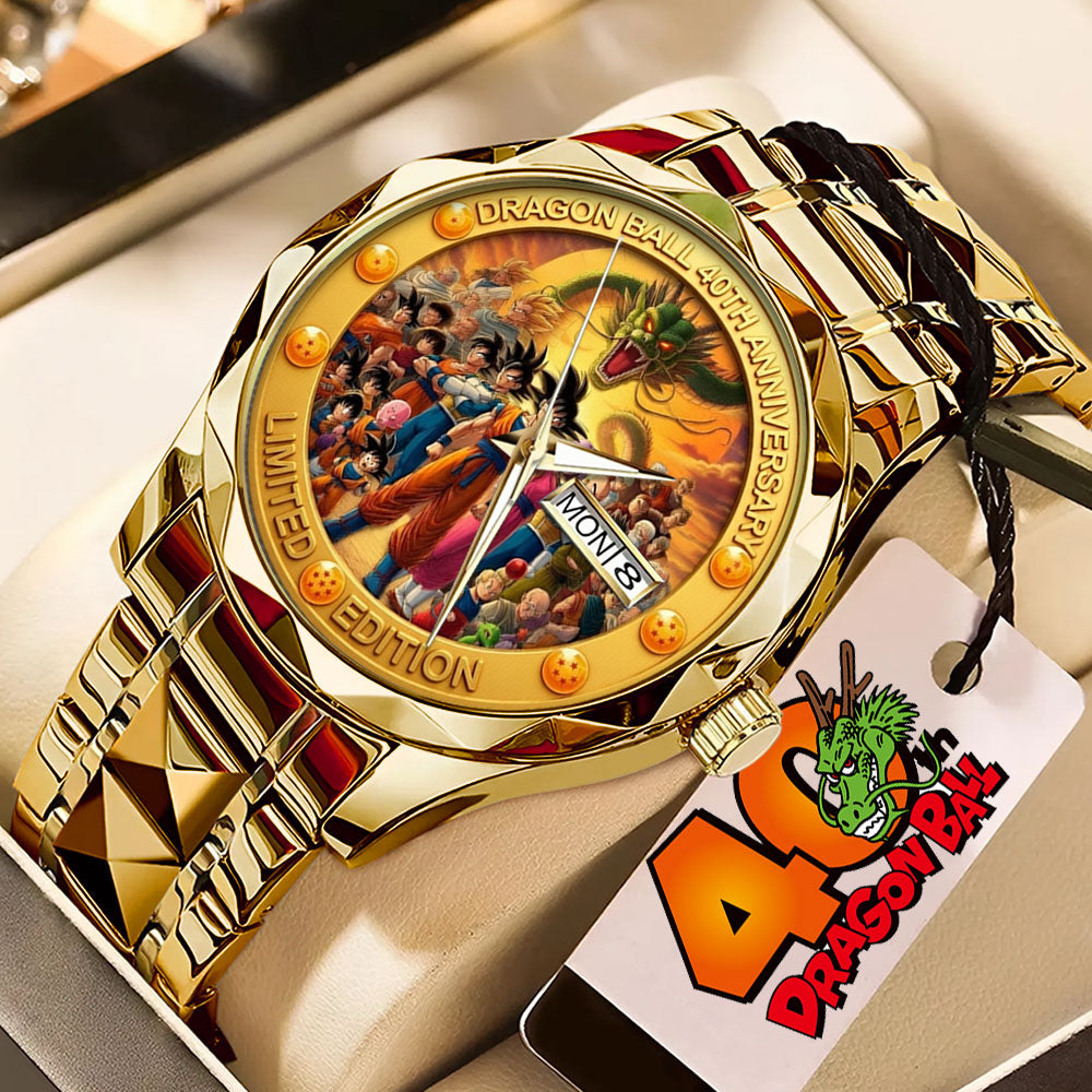 Dragon Ball 40th Anniversary Alloy Luxury Quartz Watch - TMTHU3782