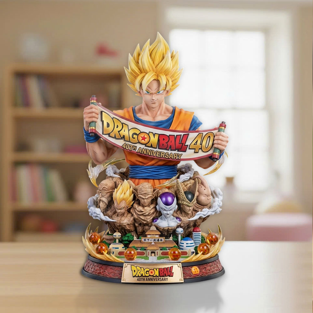 Dragon Ball 40th Anniversary Custom Shape Acrylic Plaque – TMTHU3546
