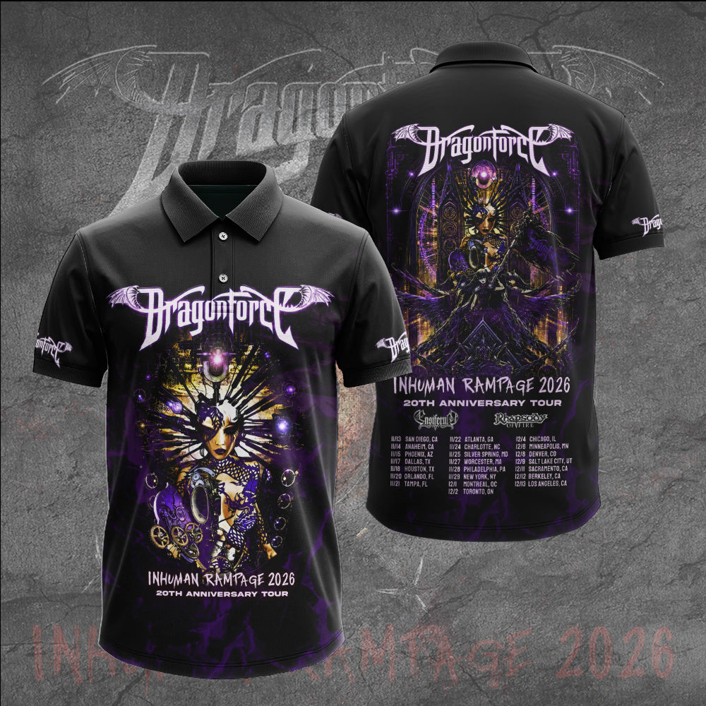DragonForce Inhuman Rampage 20th Anniversary 3D Apparel – GNE7490