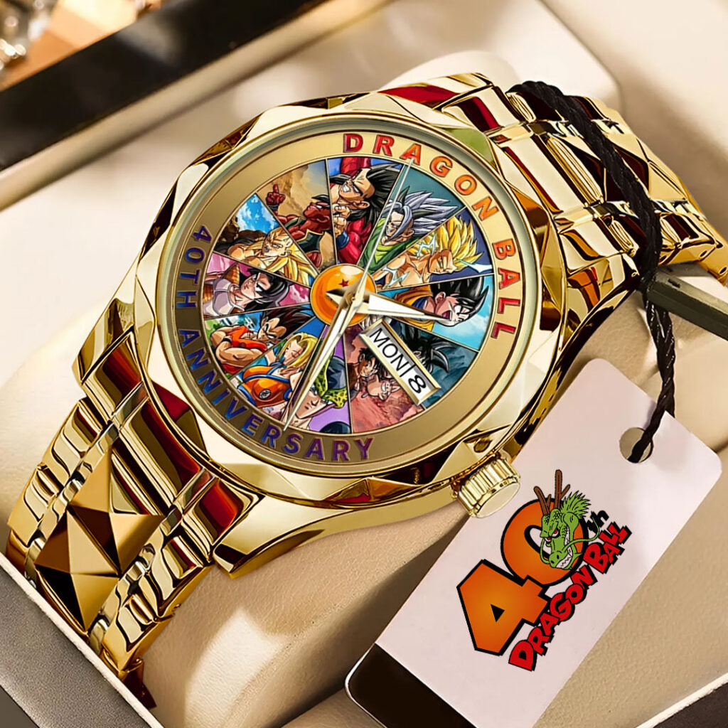 Dragon Ball 40th Anniversary Alloy Luxury Quartz Watch - TMTHU3672