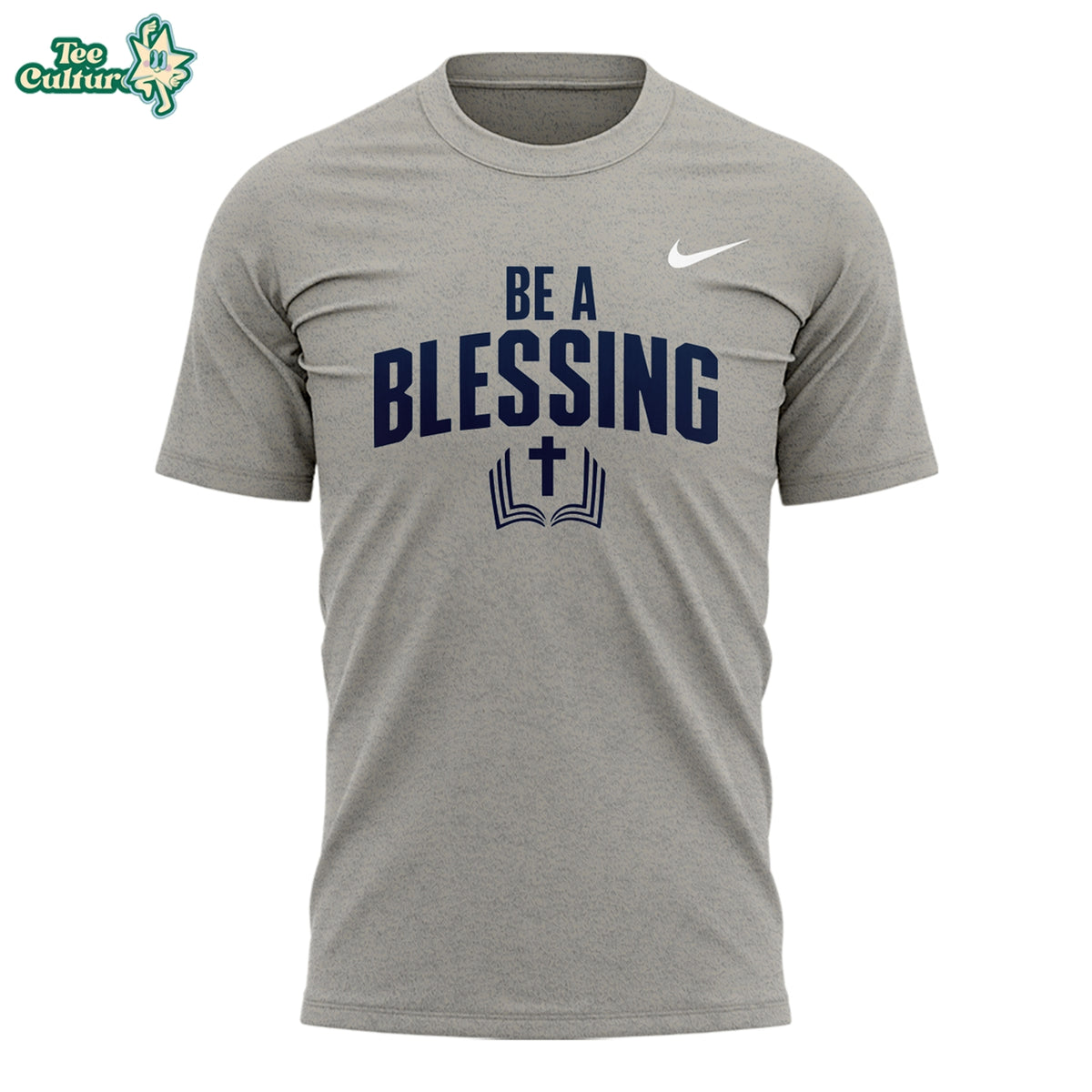 Drake Maye Be A Blessing Tee 2026 Gray