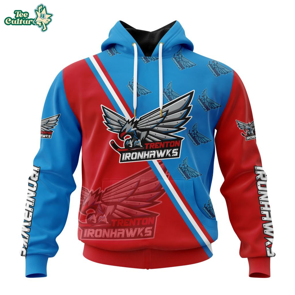 ECHL Trenton Ironhawks Special Concept Edition Design Jersey