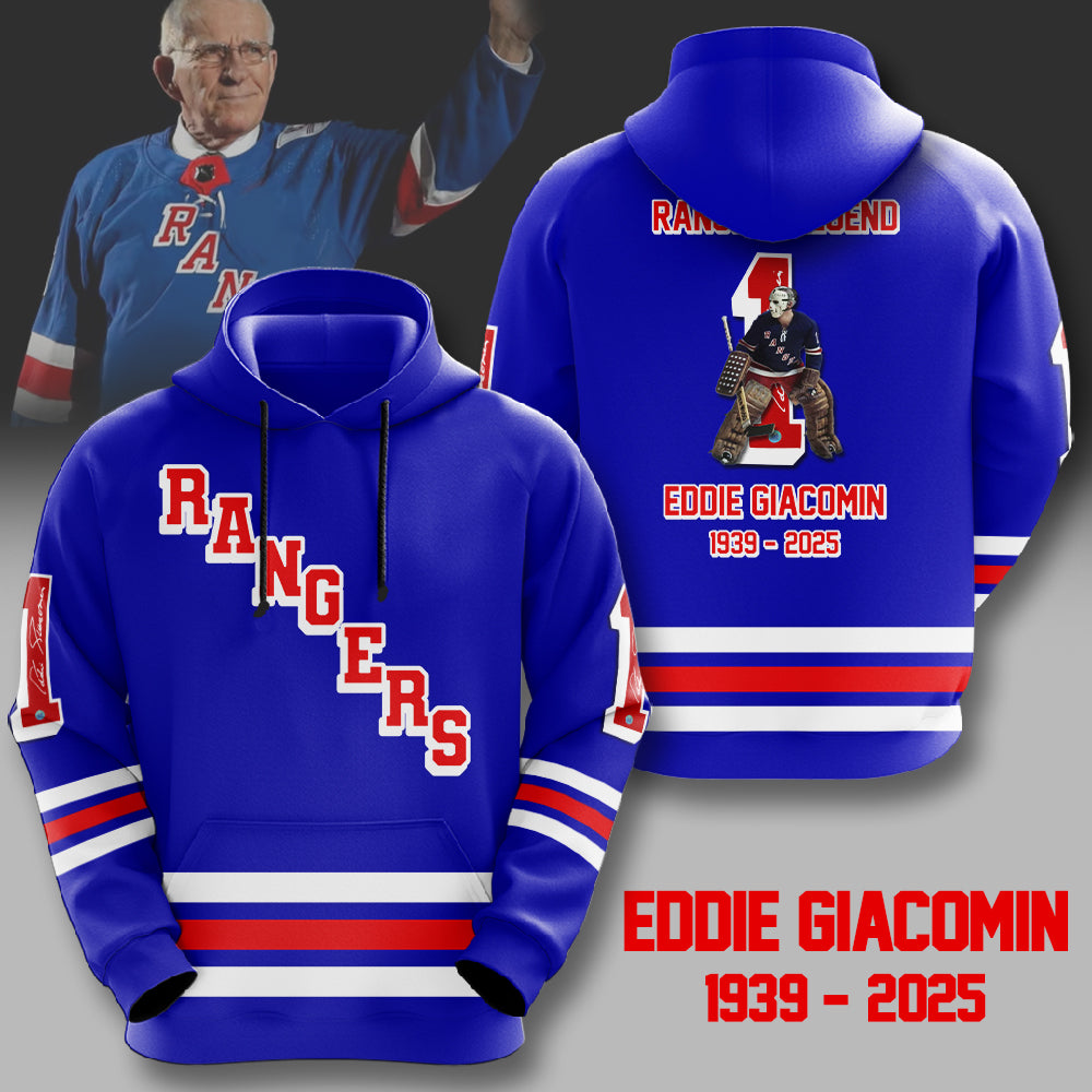 Texas Rangers x Eddie Giacomin 3D Apparel – TMTHU1029