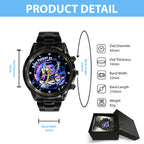 Elvis Presley Black Stainless Steel Watch - GNE 752
