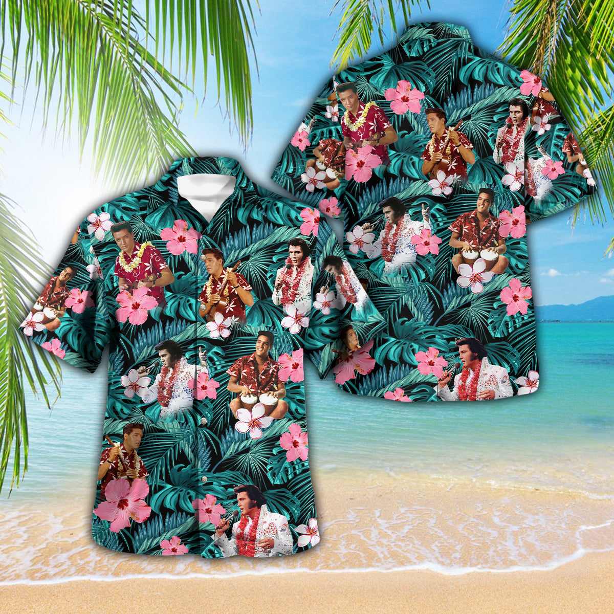Elvis Presley 3D Hawaiian Apparel – TANTN 1009