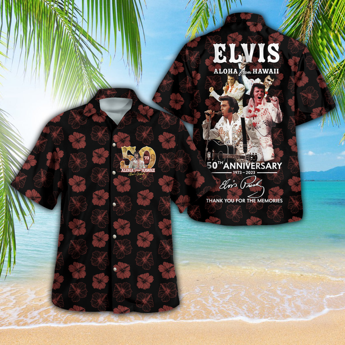 Elvis Presley 3D Hawaiian Apparel – TANTN 488