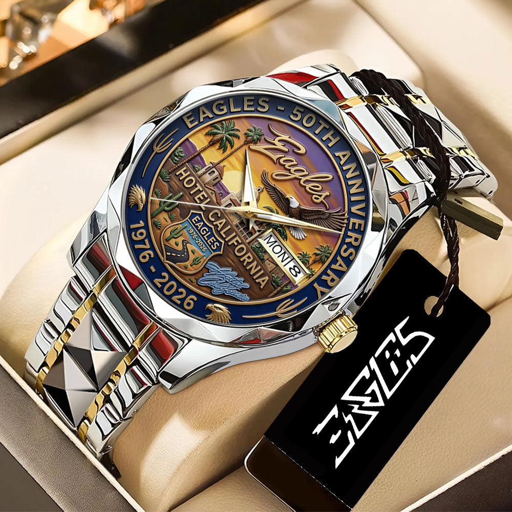 Eagles 50th Anniversary Alloy Luxury Quartz Watch - TANTN24793