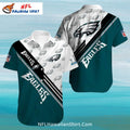 Eagles Hawaiian Shirt Diagonal Striped Modern Design