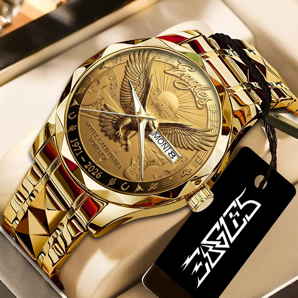 Eagles Alloy Luxury Quartz Watch - TANTN22675