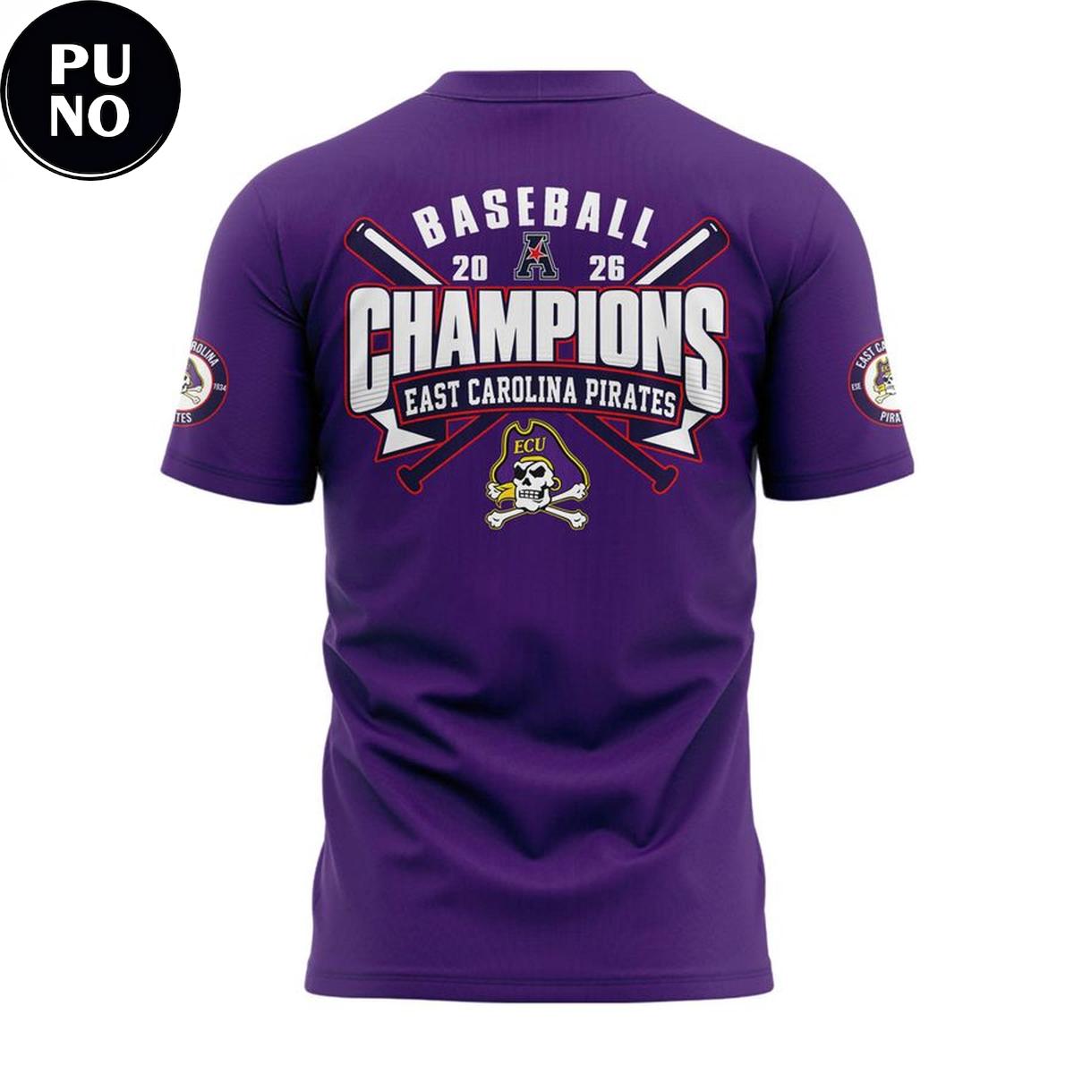 East Carolina Pirates 2026 American Baseball Champions Hoodie T-Shirt