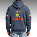 Ecuador World Cup 2026 Waffle Quarter Zip Hoodie