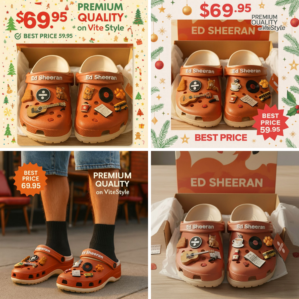 Ed Sheeran Crocband Charms Crocs 2026