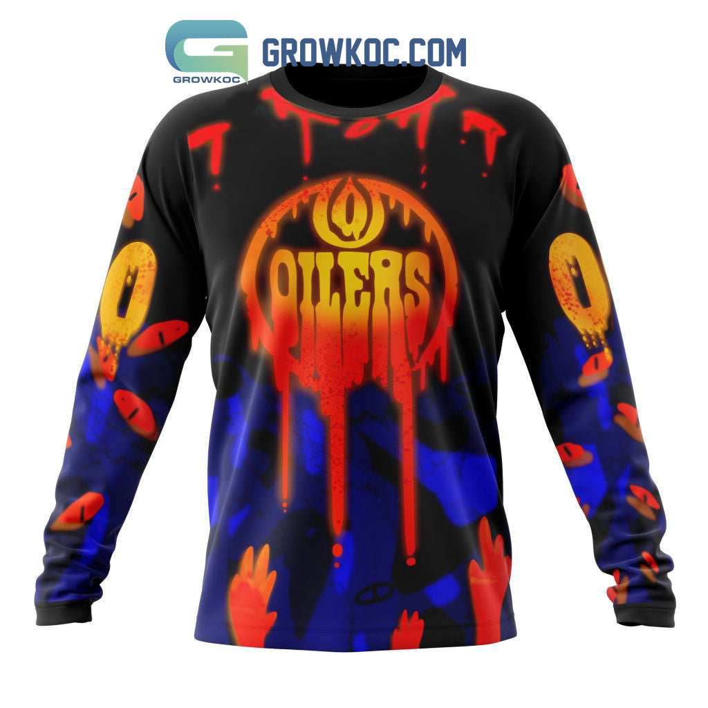 Edmonton Oilers NHL Specialized Jersey For Halloween Night