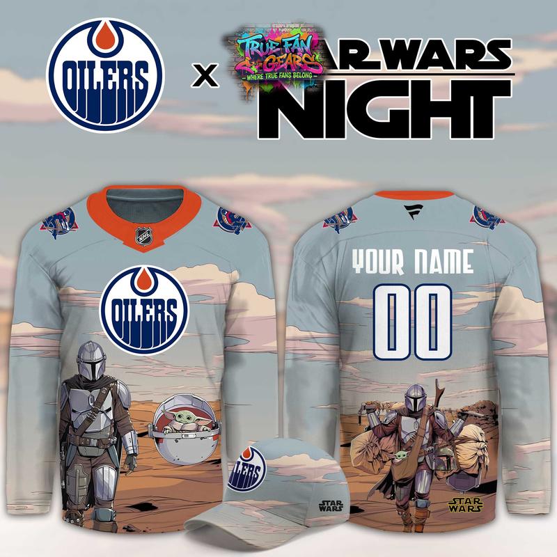 Edmonton Oilers Star Wars Night 2026 Limited Personalized Hockey Jersey