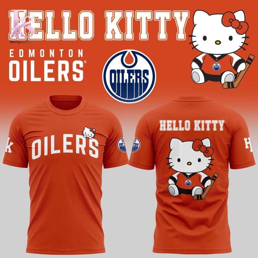 Edmonton Oilers x Hello Kitty Night 2026 Shirt