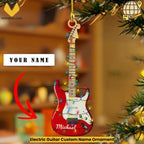 Electric Guitar Custom Name Ornament