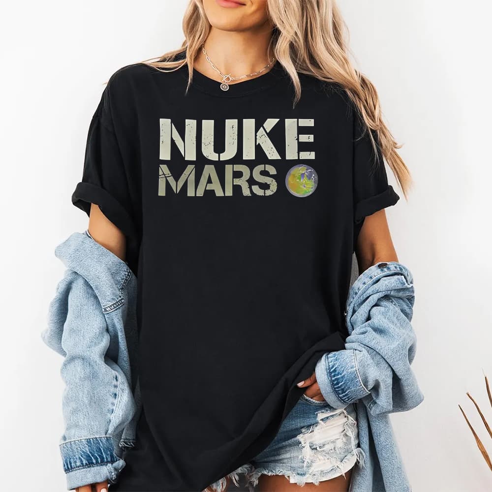 Elon Musk Nuke Mars Shirt