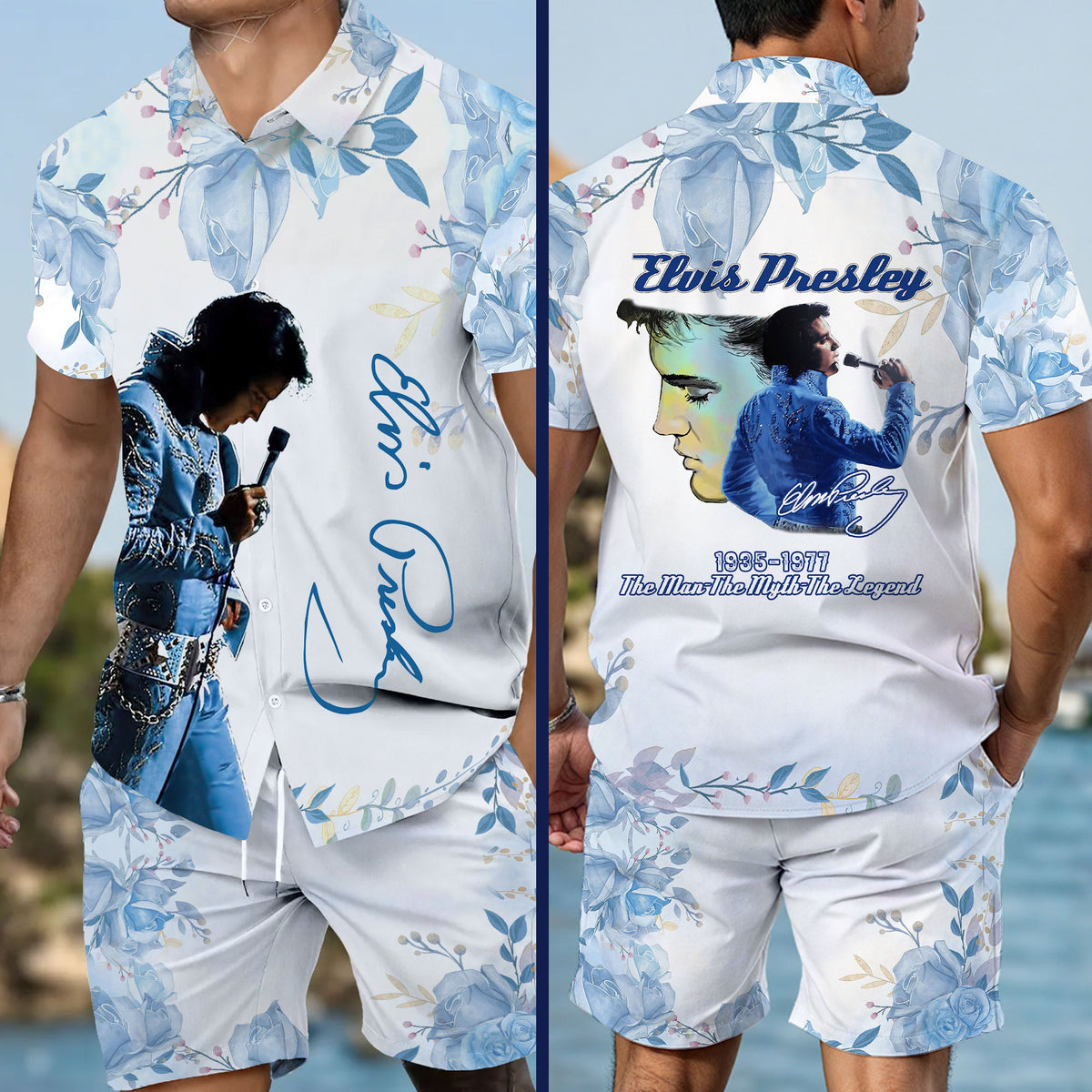Elvis Presley 3D Hawaiian Apparel – MAITM 12102