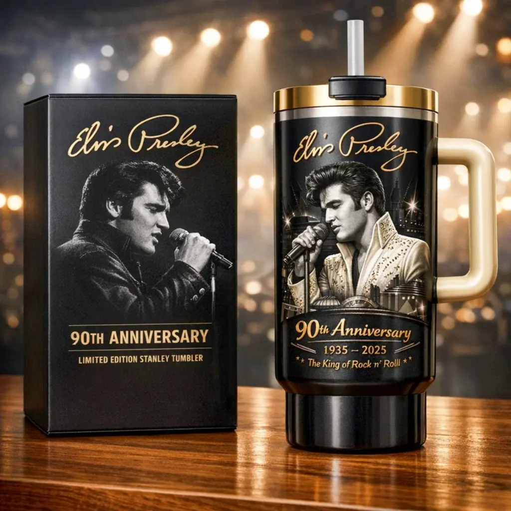 Elvis Presley 90th Anniversary Stanley Tumbler