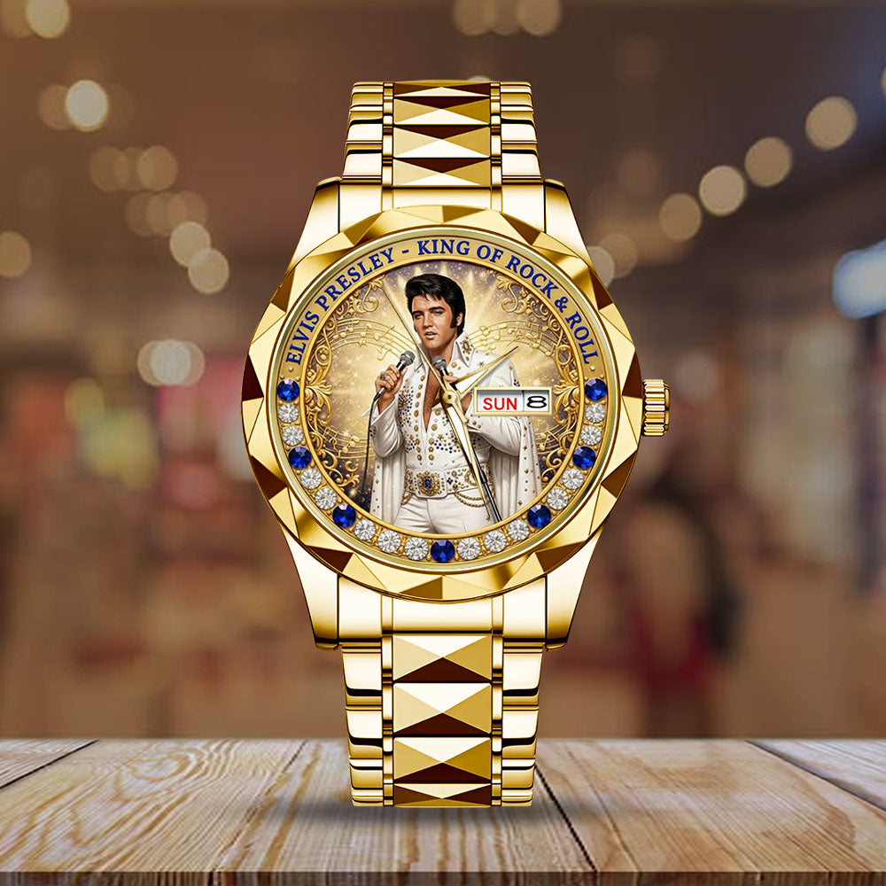 Elvis Presley Alloy Luxury Quartz Watch - TMTHU3177