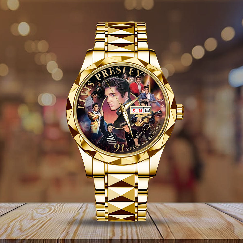 Elvis Presley Alloy Luxury Quartz Watch - TMTHU3816