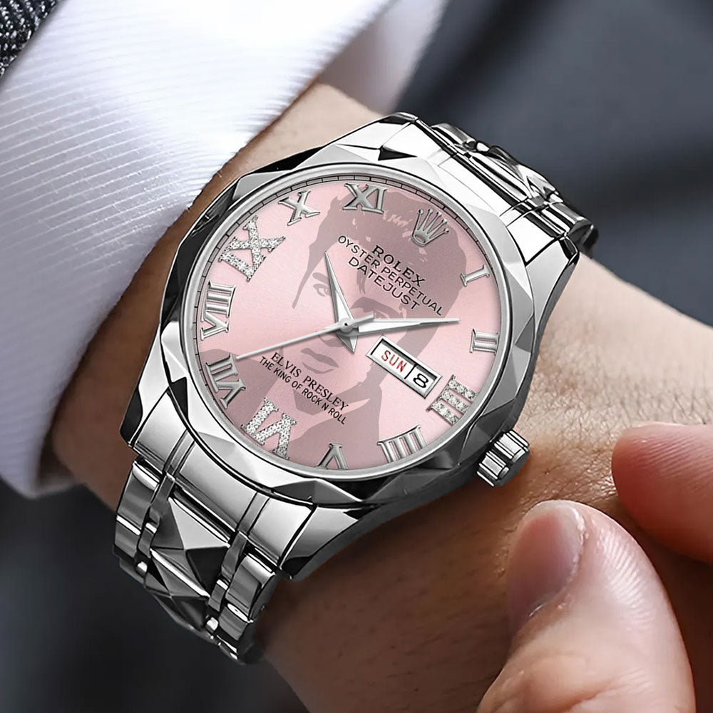 Elvis Presley Alloy Luxury Quartz Watch - TMTHU3841