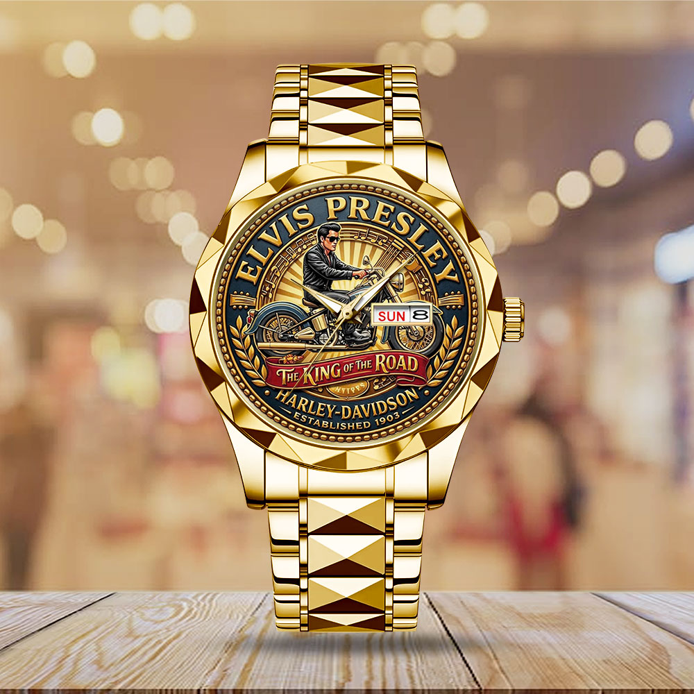 Elvis Presley Alloy Luxury Quartz Watch - TMTHU4436