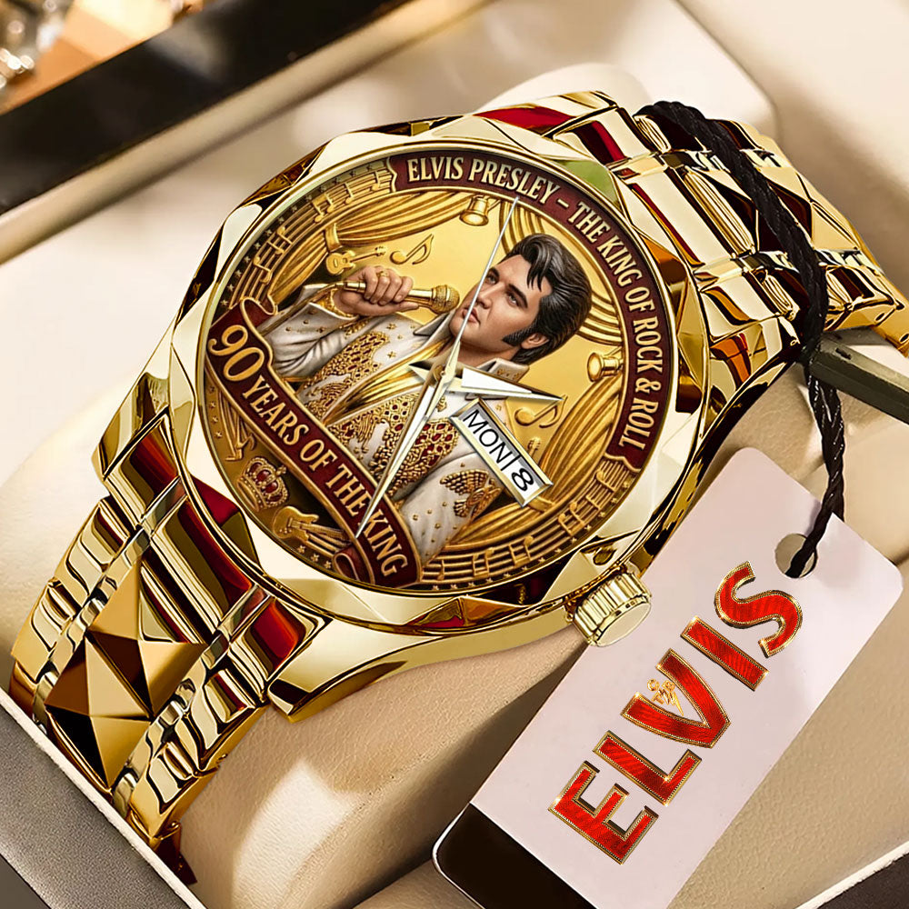 Elvis Presley Alloy Luxury Quartz Watch - TMTHU4551