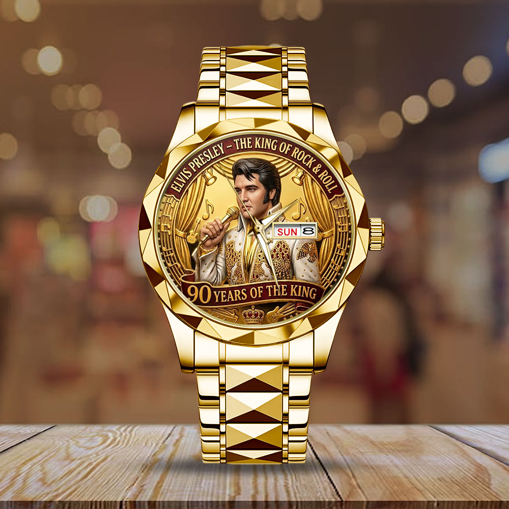 Elvis Presley Alloy Luxury Quartz Watch - TMTHU4551