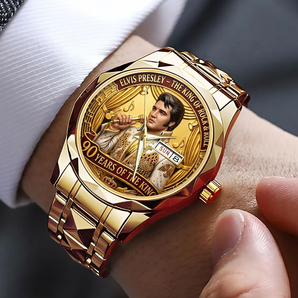 Elvis Presley Alloy Luxury Quartz Watch - TMTHU4551