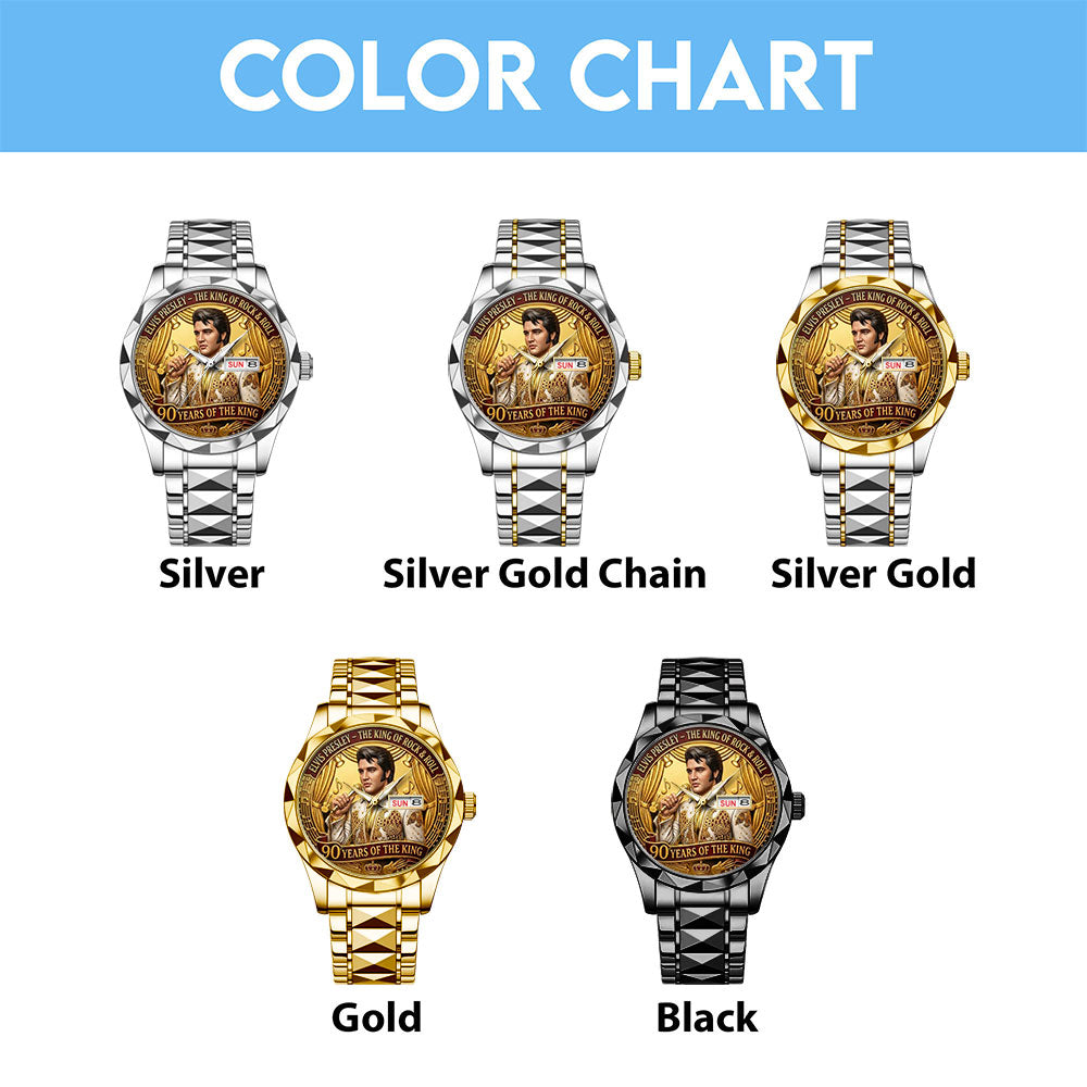 Elvis Presley Alloy Luxury Quartz Watch - TMTHU4551