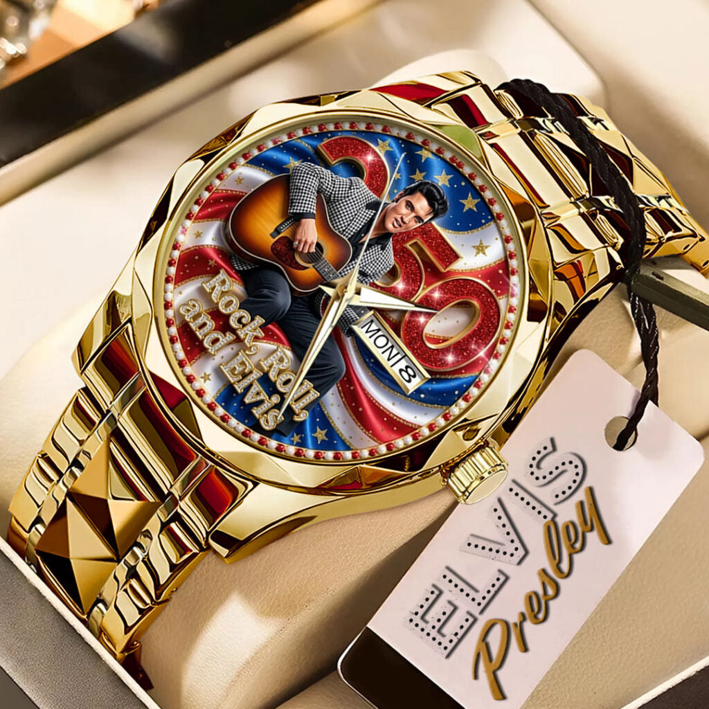 Elvis Presley Alloy Luxury Quartz Watch - TMTHU4559