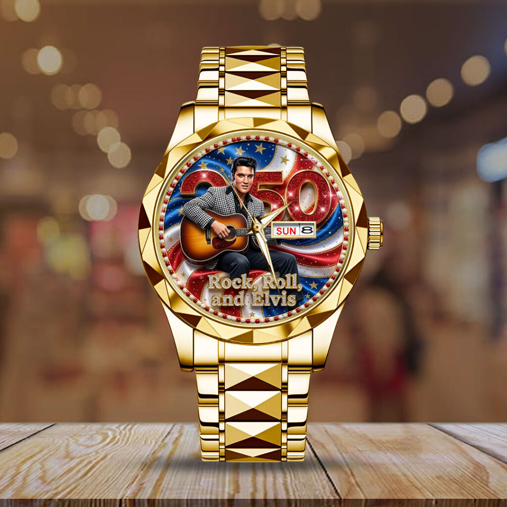 Elvis Presley Alloy Luxury Quartz Watch - TMTHU4559