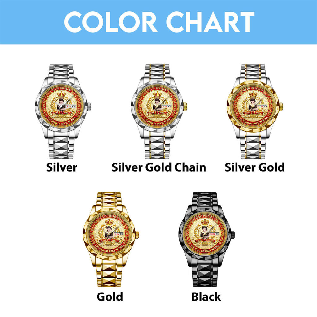 Elvis Presley Alloy Luxury Quartz Watch - TMTHU4601