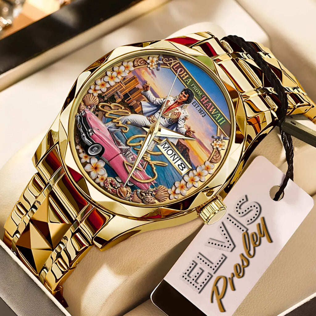 Elvis Presley Alloy Luxury Quartz Watch - TMTHU5356