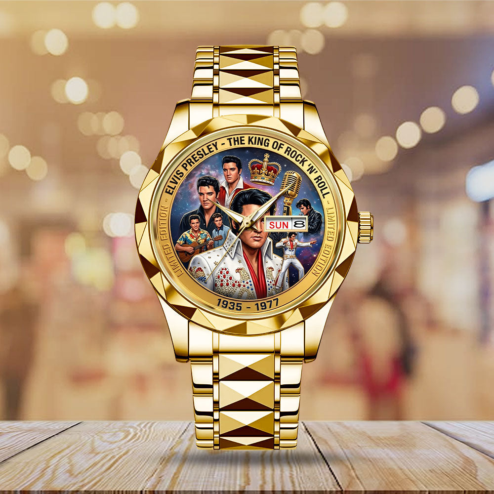 Elvis Presley Alloy Luxury Quartz Watch - TMTHU6263