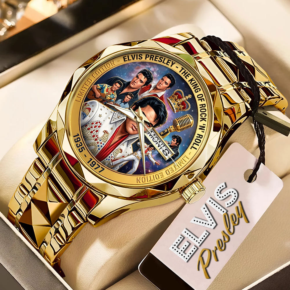 Elvis Presley Alloy Luxury Quartz Watch - TMTHU6263
