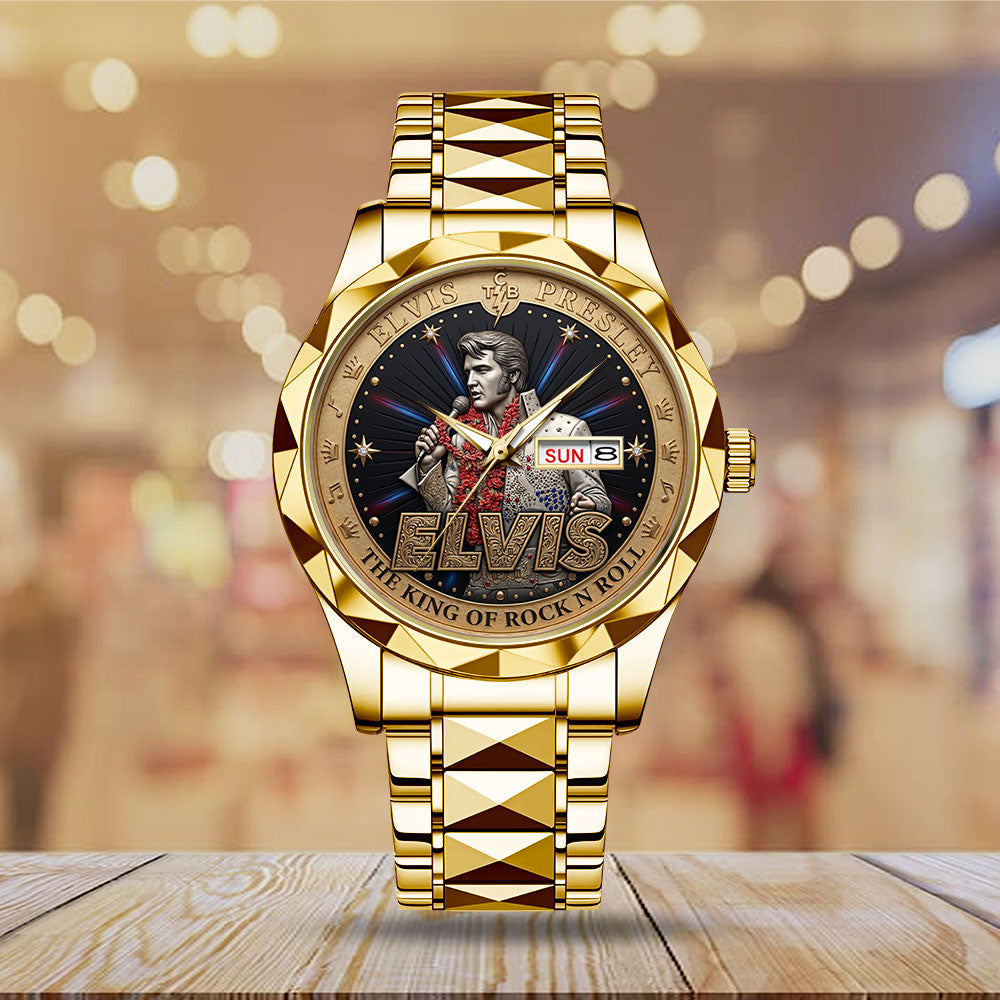 Elvis Presley Alloy Luxury Quartz Watch - TMTHU6694
