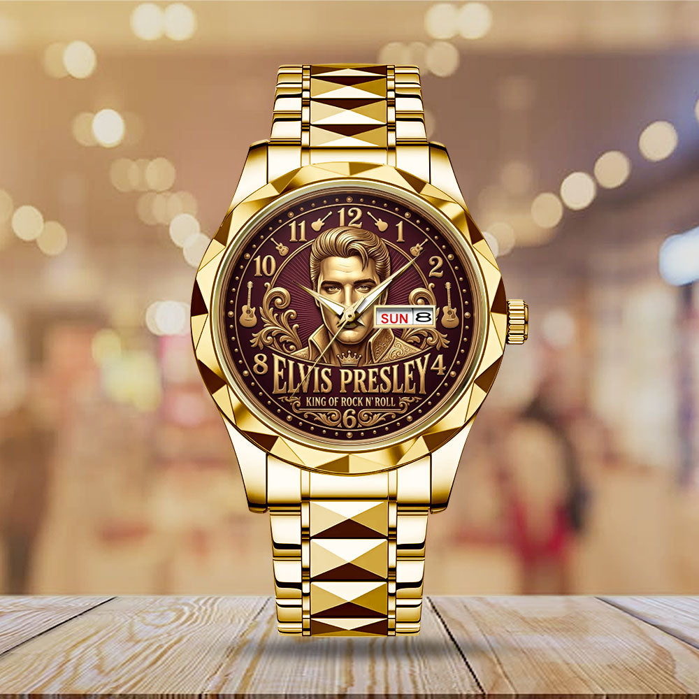 Elvis Presley Alloy Luxury Quartz Watch - TMTHU6854