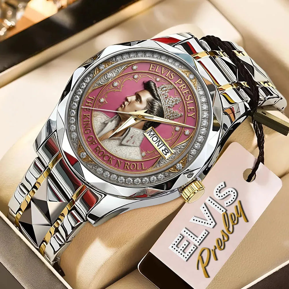 Elvis Presley Alloy Luxury Quartz Watch - TMTHU7260