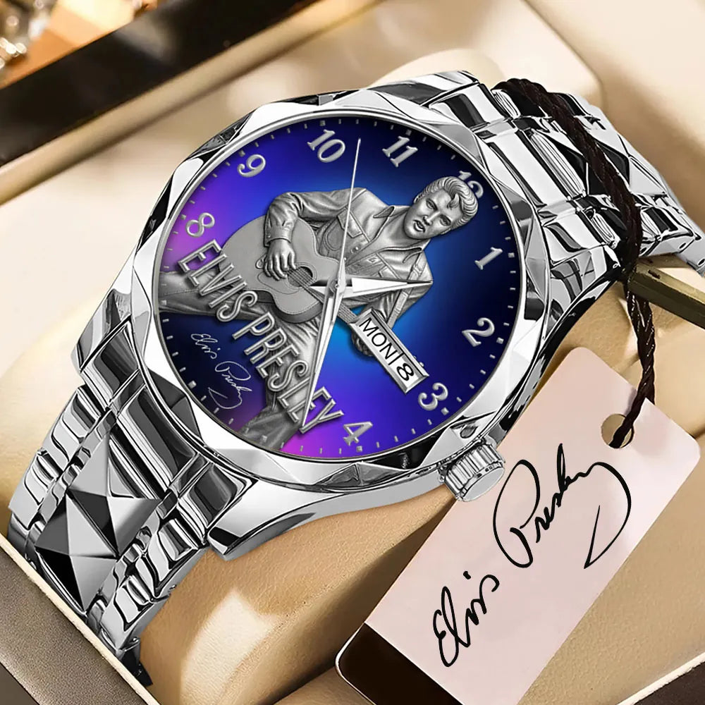 Elvis Presley Alloy Luxury Quartz Watch - TMTHU7275