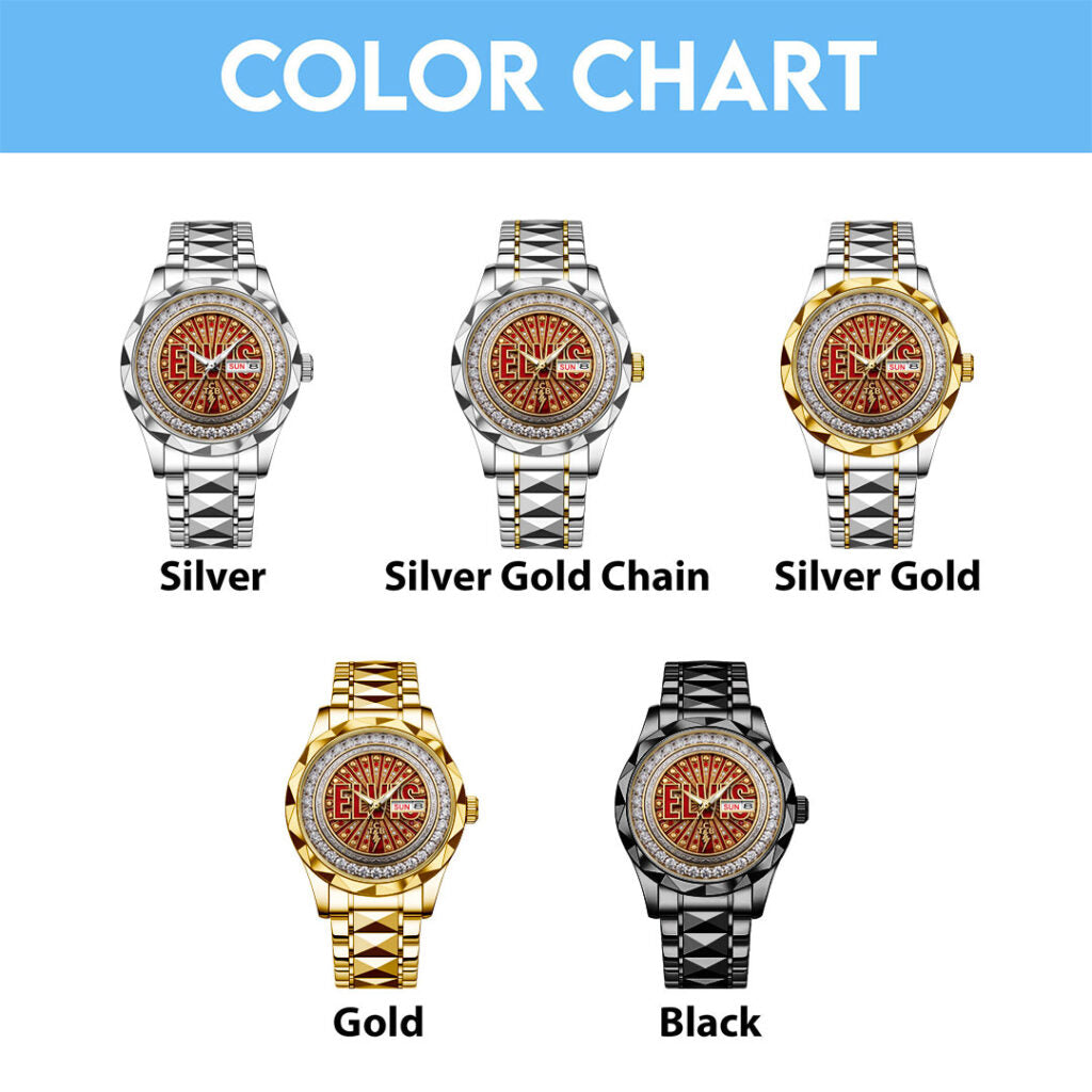 Elvis Presley Alloy Luxury Quartz Watch - TMTHU8102