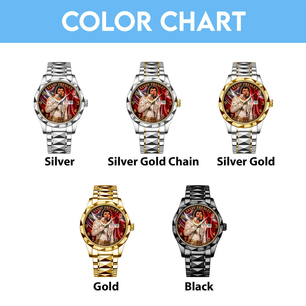 Elvis Presley Alloy Luxury Quartz Watch - TMTHU8121