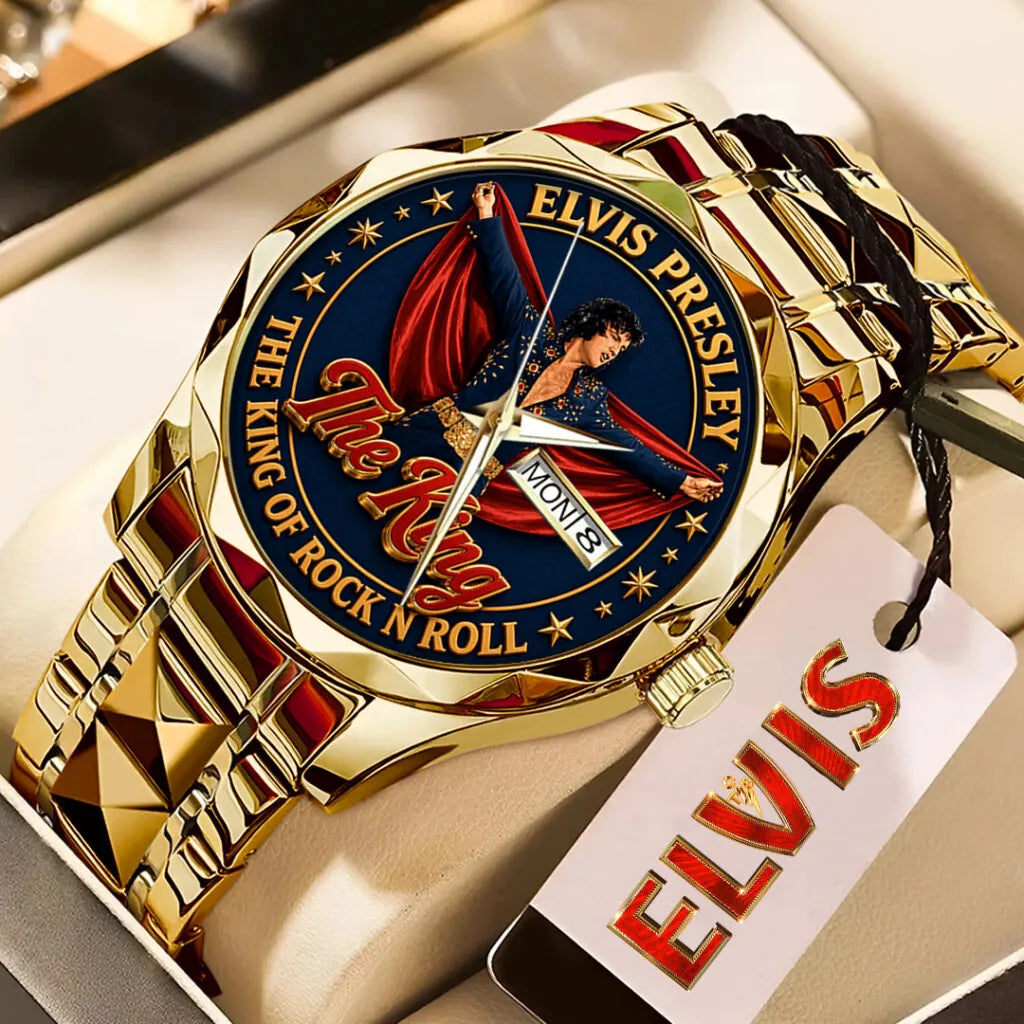 Elvis Presley Alloy Luxury Quartz Watch - TMTHU8147