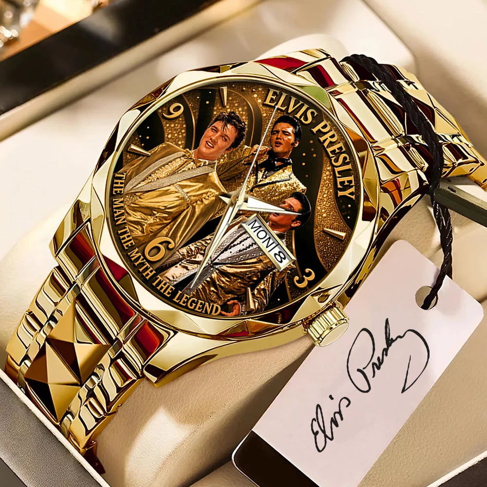Elvis Presley Alloy Luxury Quartz Watch - TMTHU8614